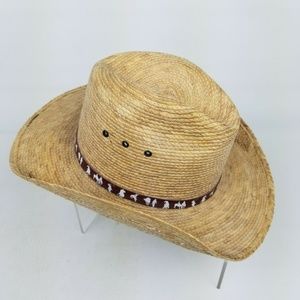 Sahuayo Legitimo Straw Cowboy Hat Rodeo 6 7/8